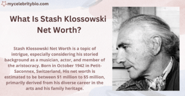 Stash Klossowski Net Worth